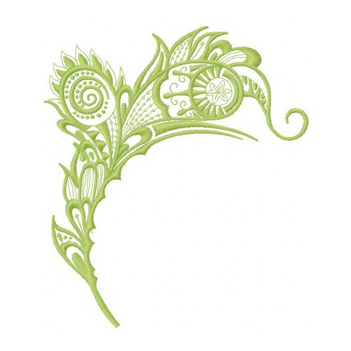 Feather 19 embroidery design - Embroidery Design