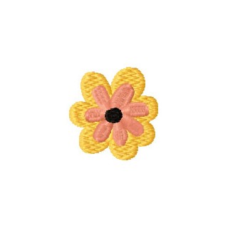 Flower head embroidery design - Embroidery Design