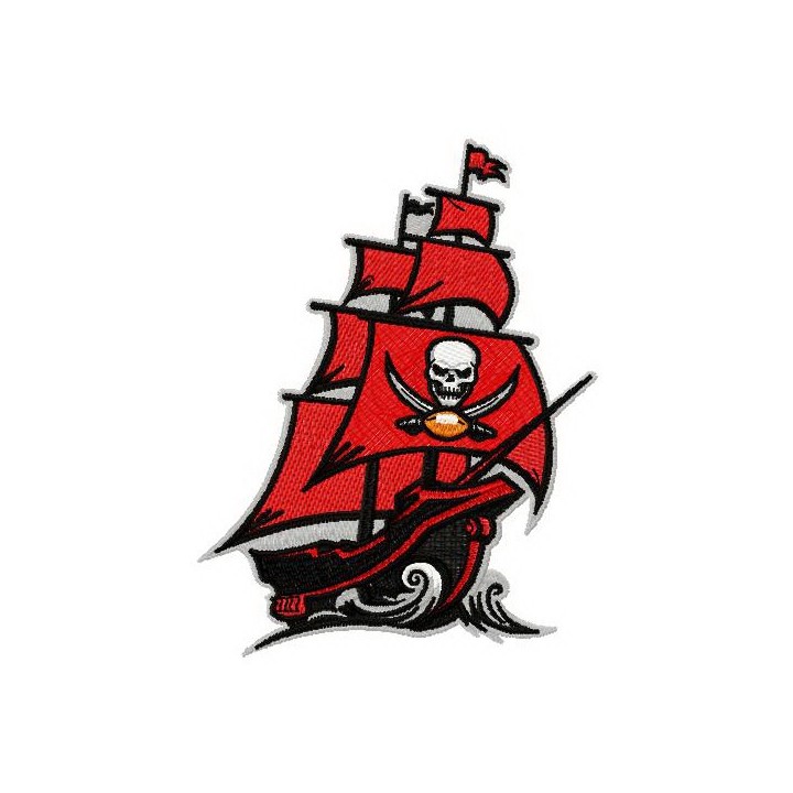 Tampa Bay Buccaneers 2014 logo embroidery design - Embroidery Design