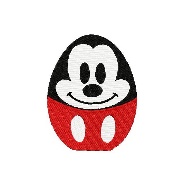Mickey egg embroidery design - Embroidery Design
