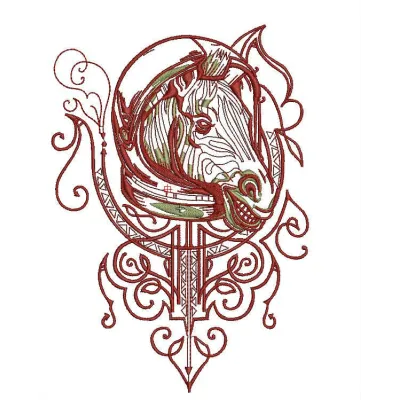 Zebra embroidery design showcasing a detailed stitched motif, ideal for embellishing t-shirts and tote bags.