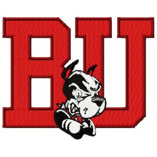Boston University Terriers logo embroidery design - Embroidery Design