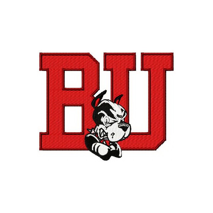 Boston University Terriers logo embroidery design - Embroidery Design