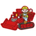 Bob the Builder and bulldozer 2 embroidery design preview featuring a colorful and playful motif for stitching.