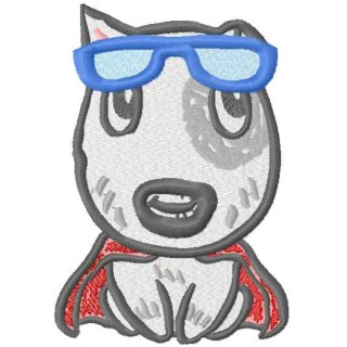 Dog a hero embroidery design - Embroidery Design