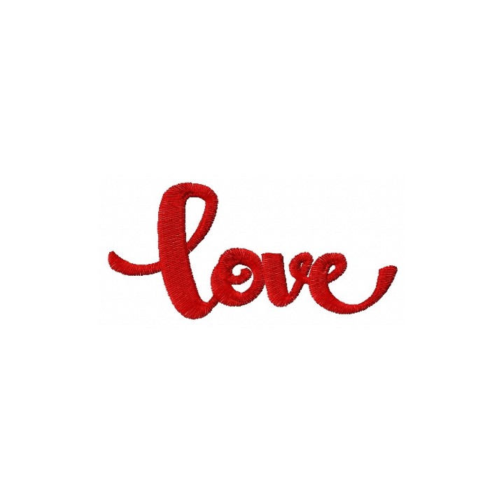 Love 5 embroidery design - Embroidery Design