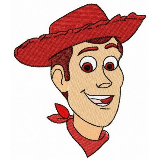 Woody smiling embroidery design - Embroidery Design