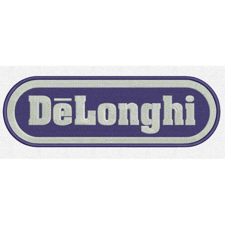 DeLonghi logo embroidery design - Embroidery Design