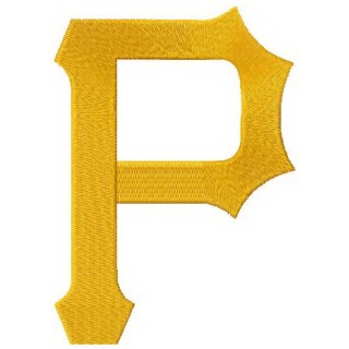 Pittsburgh Pirates primary logo 2014 embroidery design
