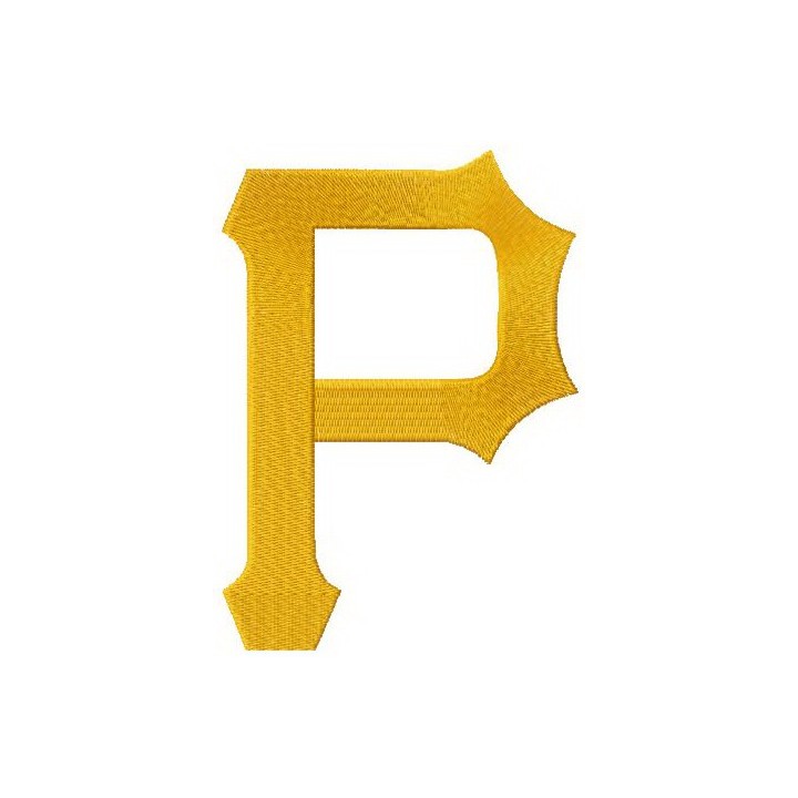 Pittsburgh Pirates primary logo 2014 embroidery design