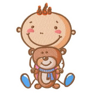 Baby's playtime 4 embroidery design - Embroidery Design