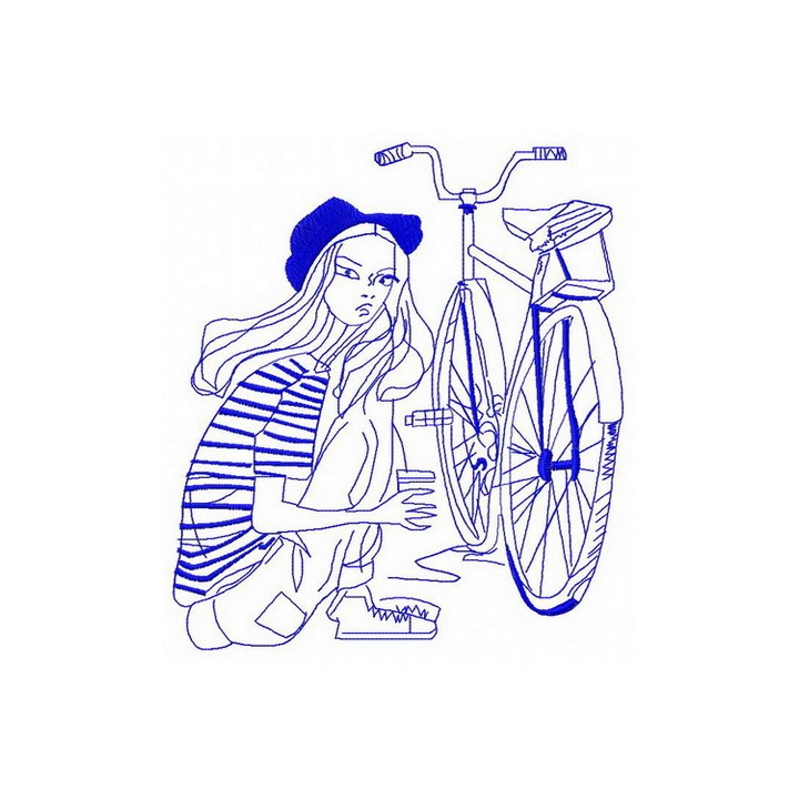 Let's go for a ride 5 embroidery design - Embroidery Design