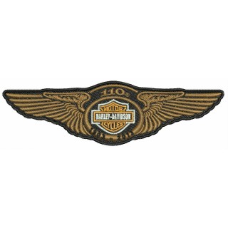 Harley-Davidson 110 embroidery design - Embroidery Design