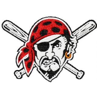 Pittsburgh Pirates Logo 2 embroidery design - Embroidery Design