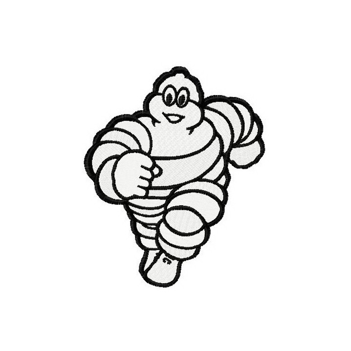 Michelin man embroidery design - Embroidery Design