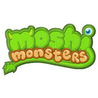 Moshi monsters logo embroidery design - Embroidery Design