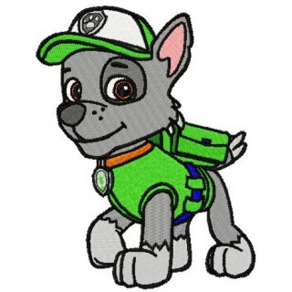 Rocky embroidery design - Embroidery Design