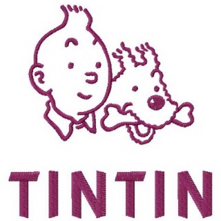 Tintin embroidery design - Embroidery Design