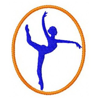 Gymnastics 3 embroidery design - Embroidery Design
