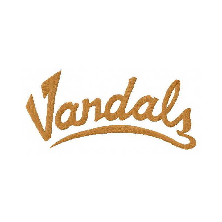 Idaho Vandals logo 3 embroidery design - Embroidery Design