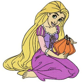 Rapunzel 2 embroidery design - Embroidery Design