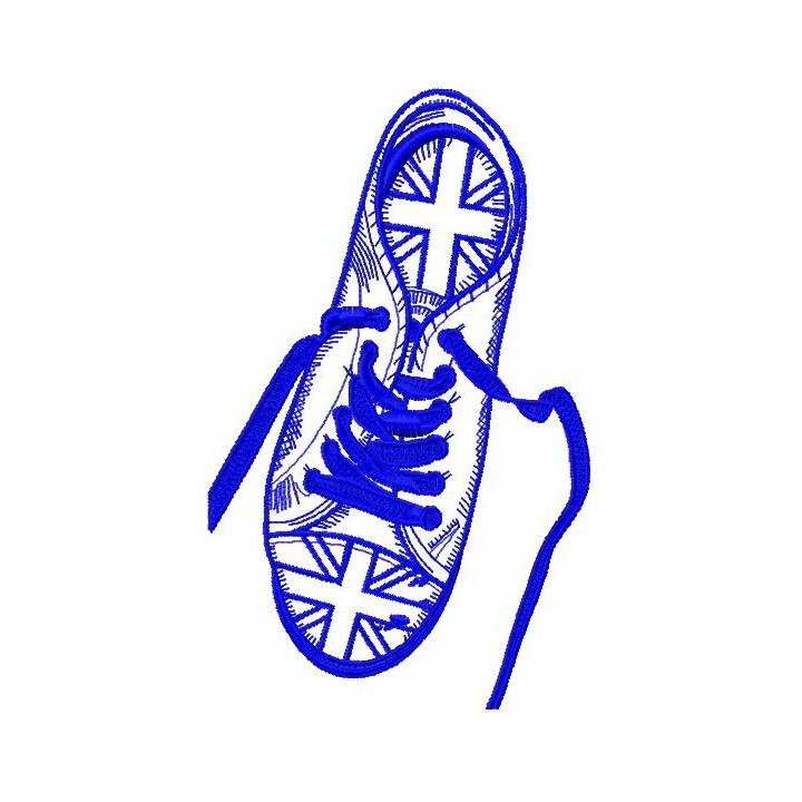 British gumshoe 2 embroidery design - Embroidery Design