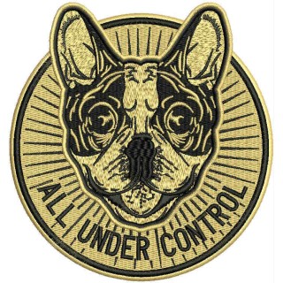 All under control embroidery design - Embroidery Design