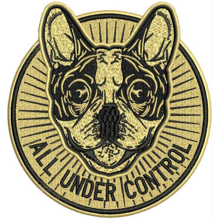 All under control embroidery design - Embroidery Design