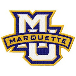 Marquette Golden Eagles logo embroidery design - Embroidery Design
