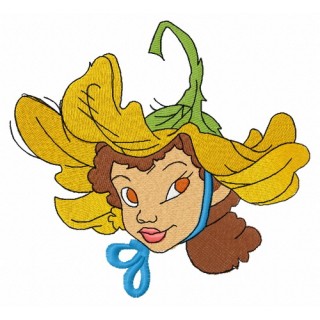 Daisy fairy 4 embroidery design - Embroidery Design