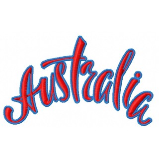 Australia 2 embroidery design - Embroidery Design