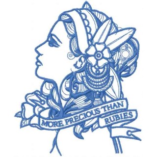 More precious than rubies 2 embroidery design - Embroidery Design