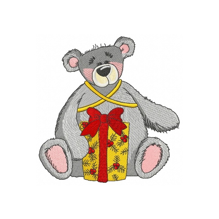 Teddy bear fairy 8 embroidery design - Embroidery Design