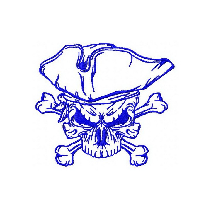 Jolly Roger 3 embroidery design - Embroidery Design