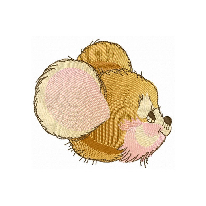 House mouse embroidery design - Embroidery Design