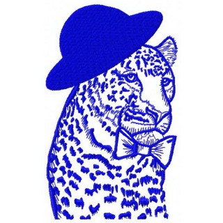 Dapper Cheetah Diaries embroidery design - Embroidery Design