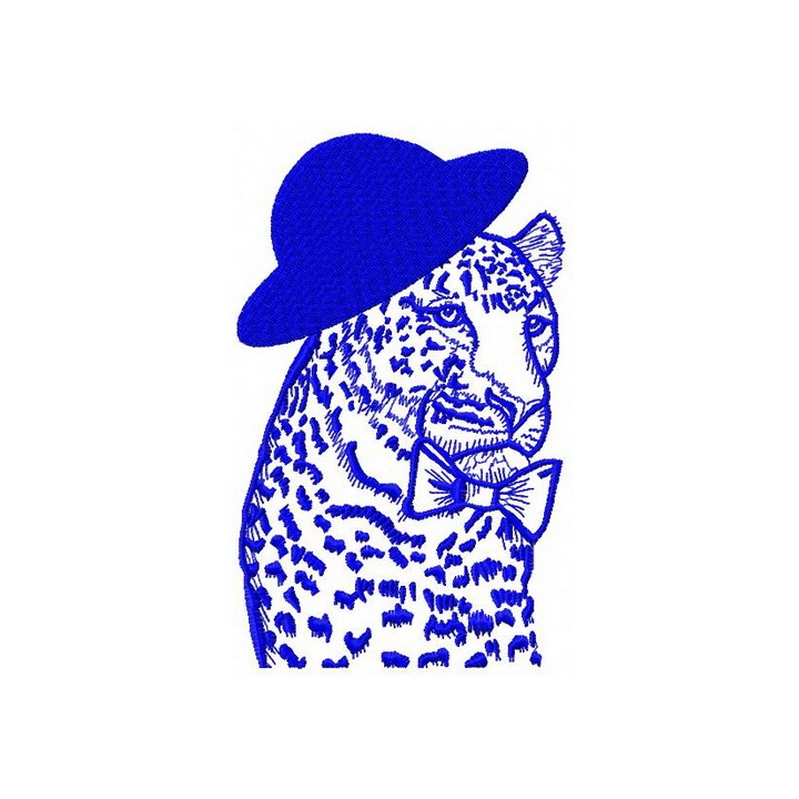 Dapper Cheetah Diaries embroidery design - Embroidery Design