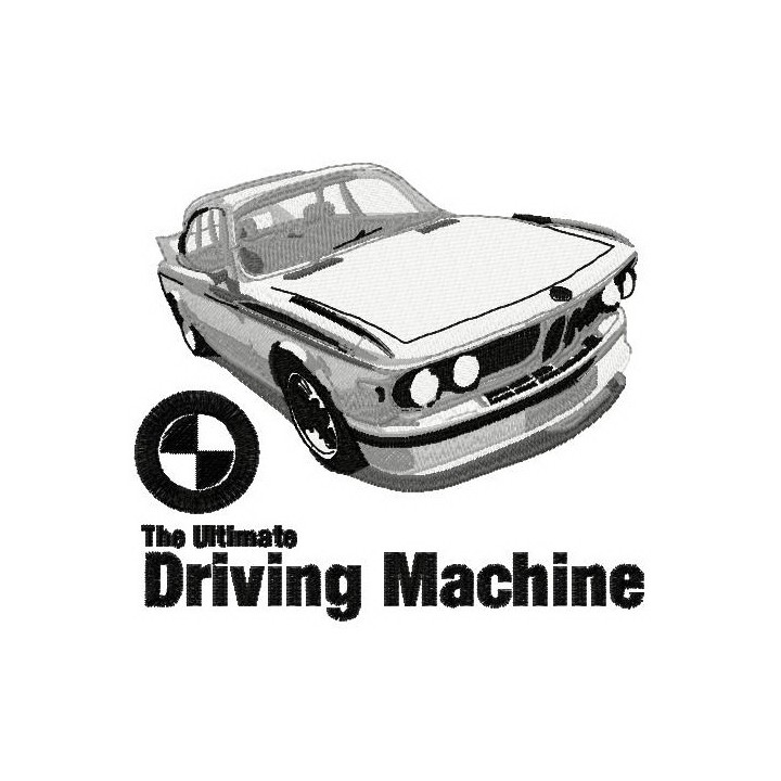 Ultimate driving machine embroidery design - Embroidery Design