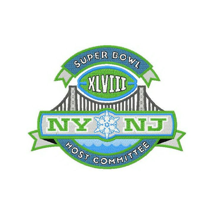 NY NJ logo embroidery design - Embroidery Design
