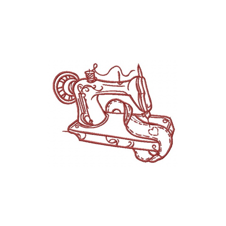 Embroidering heart embroidery design - Embroidery Design