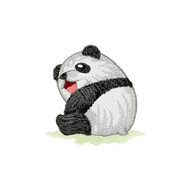 Baby panda embroidery design - Embroidery Design