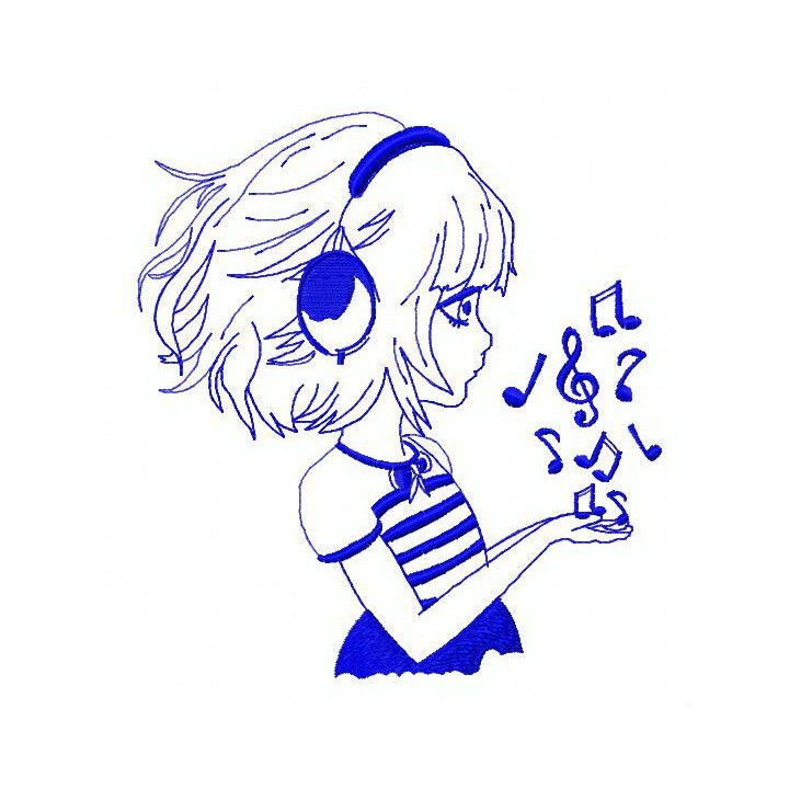 Where words fail music speaks 3 embroidery design - Embroidery Design