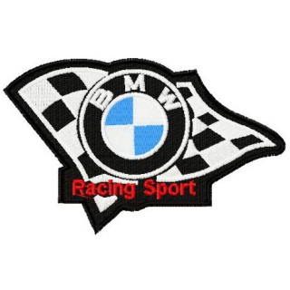 Auto racing logo embroidery design - Embroidery Design