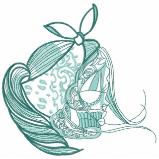 Wild lily 4 embroidery design - Embroidery Design