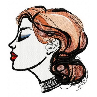 Makeup 3 embroidery design - Embroidery Design