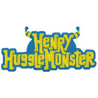 Henry Hugglemonster logo embroidery design - Embroidery Design