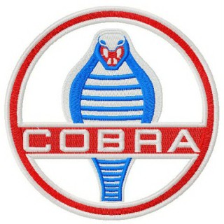 AC Cobra logo embroidery design - Embroidery Design