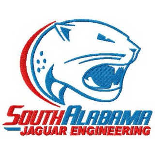 University of South Alabama logo embroidery design - Embroidery Design