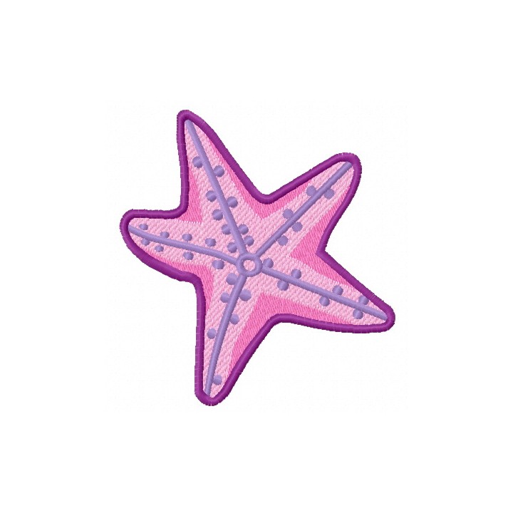Sea star 2 embroidery design - Embroidery Design