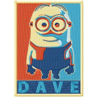 Dave embroidery design - Embroidery Design